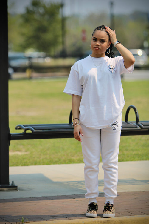 SKI & FLY Ent. White Jogger Pants